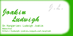 joakim ludwigh business card